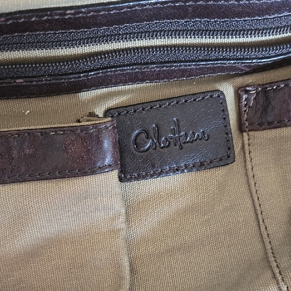 Cole Haan Green and Brown Bag - Picture 7 of 9